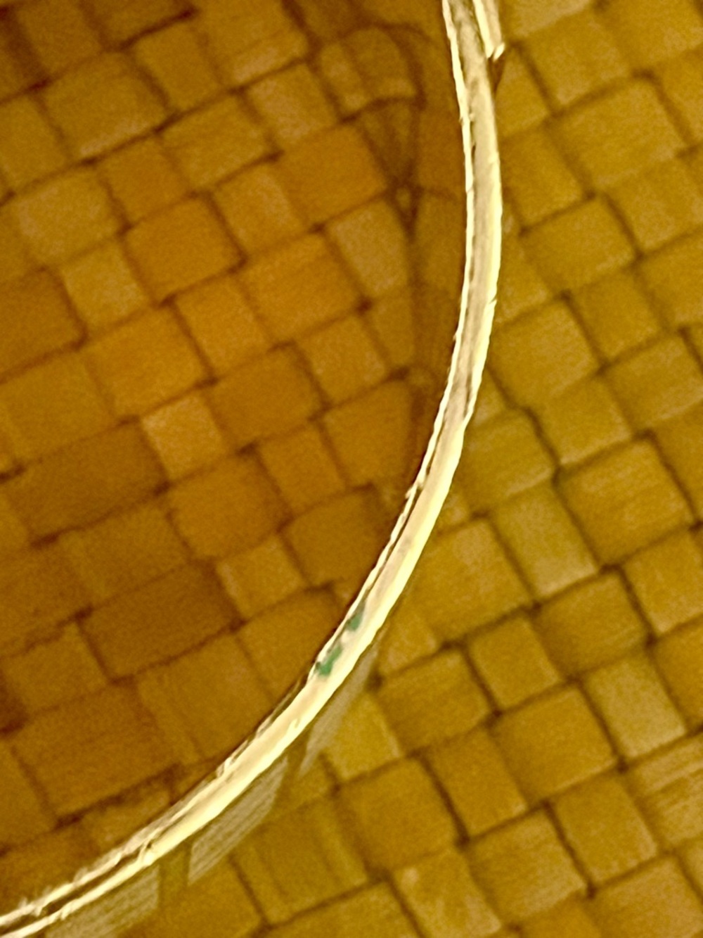 Coach Limited Edition Gold enamel  Tattersall Multicolored Bangle Bracelet. - Picture 6 of 6